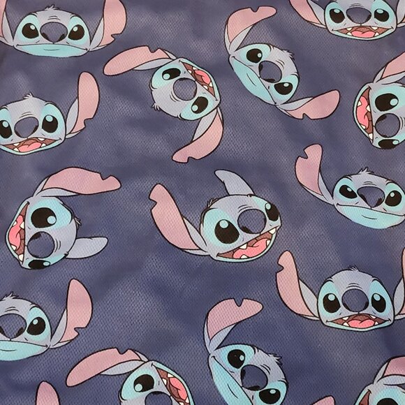 Disney Stitch (Lilo & Stitch) 100% Poly. Button-Up Small Short Sleeve Jersey - Picture 2 of 4